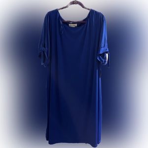 Laura Jeffries Dress with Tied Sleeve